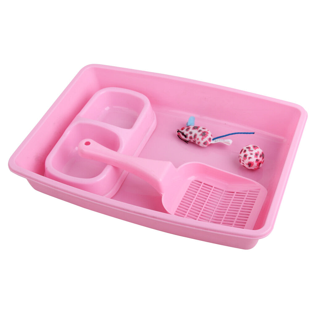 Pawise Kitten Starter Set Roze