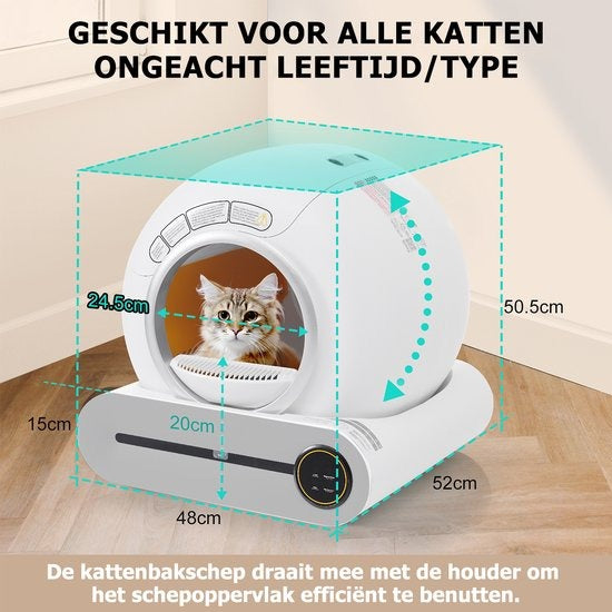 WHselect Automatische Kattenbak