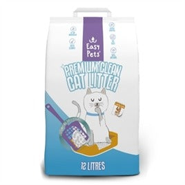 Premium Clean White Bentoniet Kattenbakvulling 12L