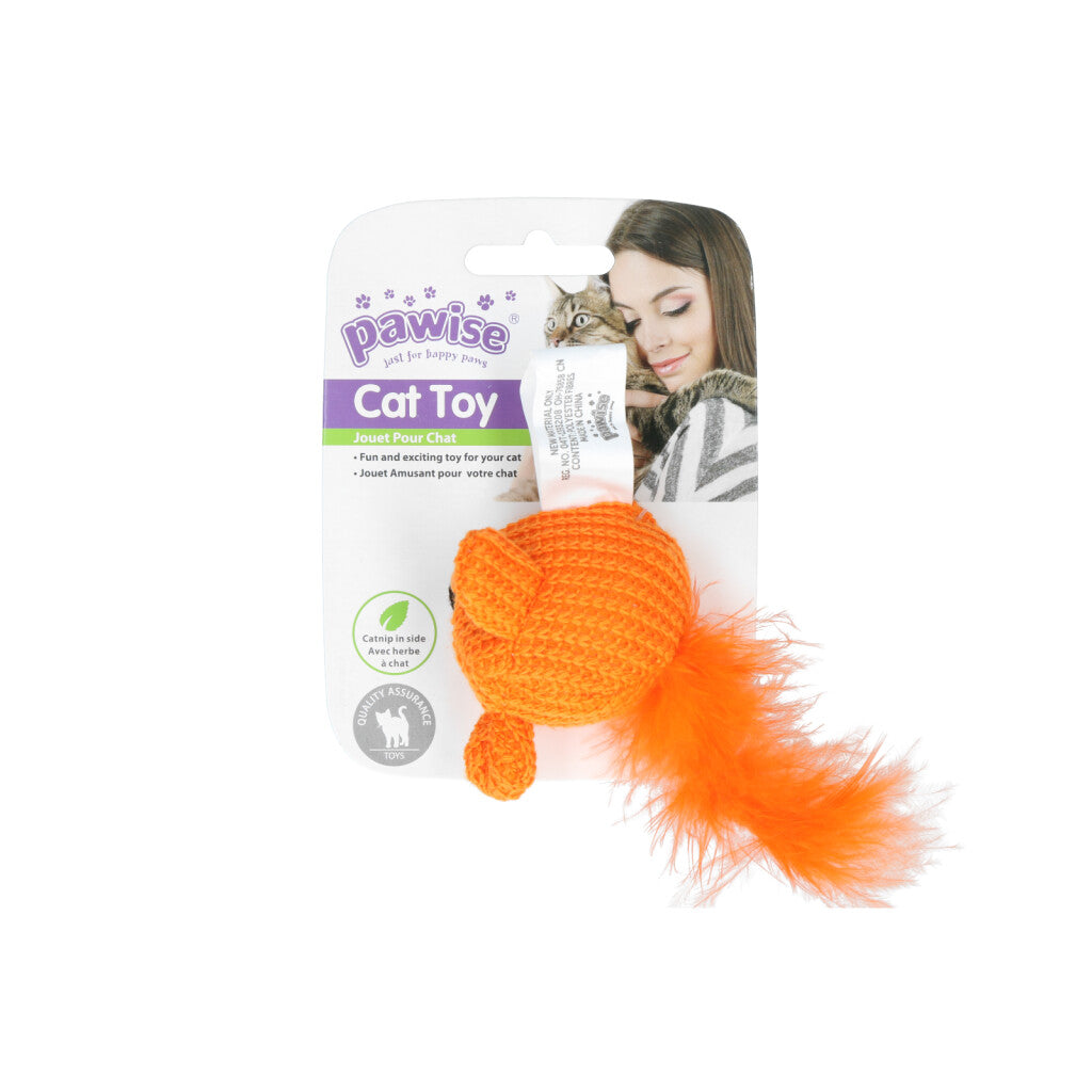 Pawise Cat Toy Wool Mouse