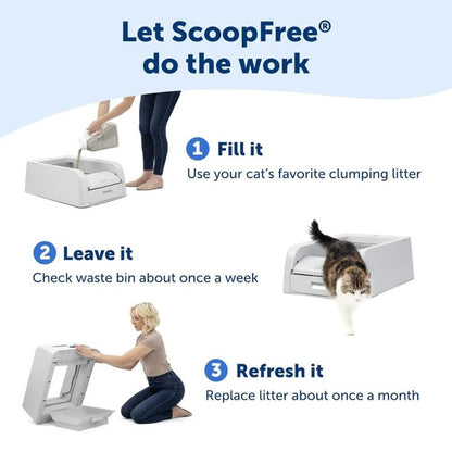 ScoopFree™ Clumping Self-Cleaning Litter Box